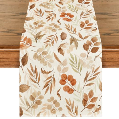 Artoid Mode 210 GSM Fall Table Runner Home Party Decor 13x60 Inch - size: 13" x 60", Table Runner