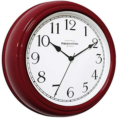 Presentime Chic Home Collection 10" Molly Clock - color: Red