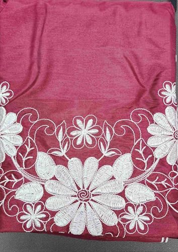 Generic 3-Piece Set Embroidered Window Curtain 2 Panels 1 Valance for Kitchen Restaurant Bar BR (Burgundy BR-14) - color: Burgundy Br-14