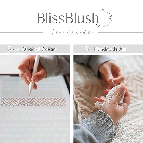 BlissBlush Gray Boho Decorative Throw Pillow Cover 18x18 Square Farmhouse Accent Cushion for Couch Sofa Livingroom Bedroom Pillowcase Modern Home Décor (Pack of 1) - color: Gray White, size: 18" x 18" (Pack of 1)
