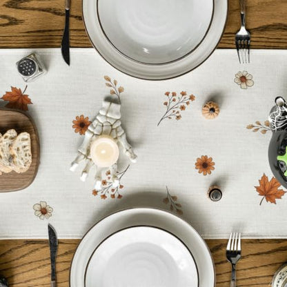 Artoid Mode 210 GSM Halloween Table Runner Home Party Decor 13x120 Inch - size: 13" x 120", Table Runner