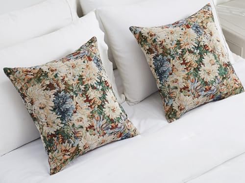 Warm Home Designs 18 x 18 Throw Pillow Covers Set of 2. DIP Mums Cover 18 - color: Mums, size: 18" x 18" (Pack of 2)