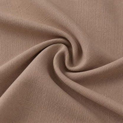 Meekio Linen Blend Throw Pillow Covers 18x18 Set of 2, Camel - color: Camel, size: 18" x 18" (Pack of 2)