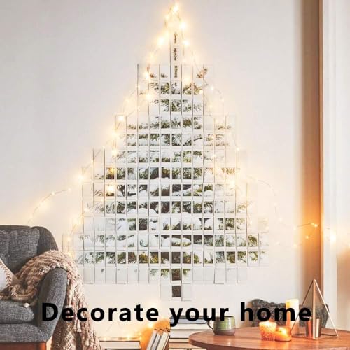 132 Feet 400 LEDs Copper Wire String Lights with Switch, Christmas Lights Indoor Decoration for Party Wedding Bedroom, Fairy Lights Plug in with Remote, 8 Scene Modes, Dimmable Warm White - size: 132 Feet