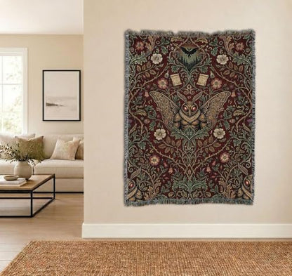 Pure Country Weavers Monster Moth Man Blanket - Fantasy Gift - Tapestry Throw Woven from Cotton - Made in The USA (72x54) - color: Monster Moth Man, size: 72x54