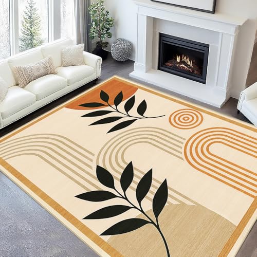 9x12 Area Rug for Living Room Boho Rug Mid Century Modern Boho Area Rugs - color: Boho, size: 9' x 12' (Rectangular)
