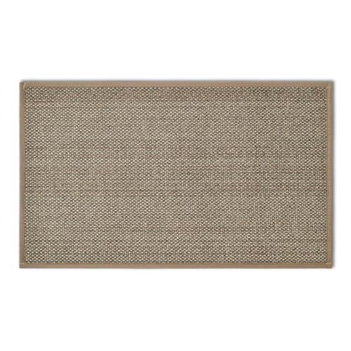 Artoid Mode Non Skid Washable Kitchen Rugs Mats Doormat, Rubber Backing Absorbent Rugs for Kitchen Door Mat Kitchen Mats Floor Mats Front of Sink 17x29 Inch - color: Beige Grey, size: 17" x 29"