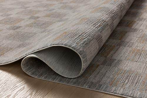Loloi Amber Lewis Cali Mist/Wheat 2'-7" x 8'-0" Runner Rug - color: Mist / Wheat, size: 2'7" x 8' (Rectangular)