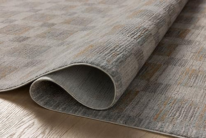 Loloi Amber Lewis Cali Mist/Wheat 2'-7" x 8'-0" Runner Rug - color: Mist / Wheat, size: 2'7" x 8' (Rectangular)