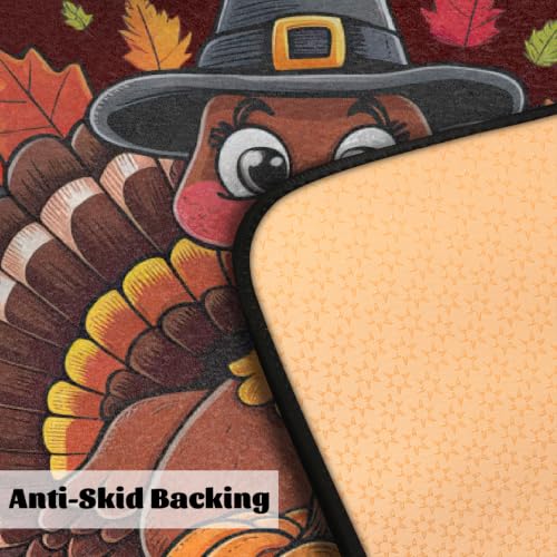 Thanksgiving Kitchen Rug Non-Slip Indoor Carpet Absorbent Welcome Mat - color: B:b-18