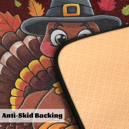 Thanksgiving Kitchen Rug Non-Slip Indoor Carpet Absorbent Welcome Mat - color: B:b-18