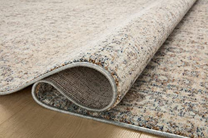 Loloi Angela Rose Blake Beige/Denim 6'-7" x 9'-10" Area Rug - color: Beige / Denim, size: 6'7" x 9'10" (Rectangular)