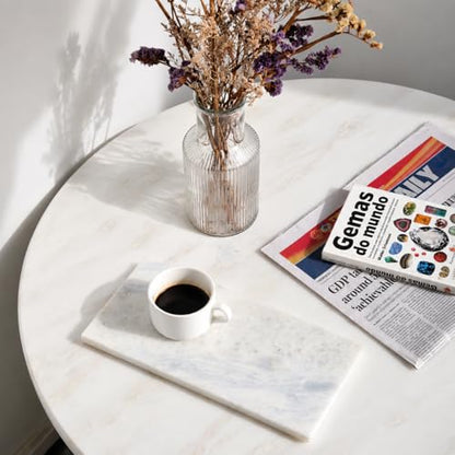 Natural Marble Decorative Tray, 12"x6" Namib Fantasy Stone Bathroom Trays - color: 12"x6"-namib Fantasy