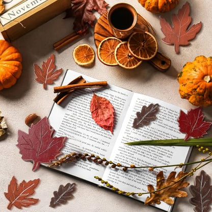 Bencailor 12 Pcs Fall Tiered Tray Decor Wooden Maple Leaf Decor Fall Table Decoration Retro Autumn Wooden Sign Thanksgiving Centerpiece for Home Desk Office Party Decoration - style: Maple Leaf