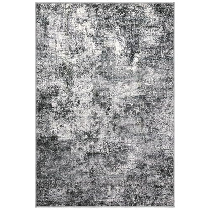 DMOYEST 2x3 Entryway Area Rug Washable Abstract Grey Small Carpet - color: Grey, size: 2' x 3' (Rectangular)