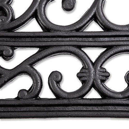 DII High Traffic All-Weather Rubber Doormat, 18x30, French Quarter - color: French Quarter, size: 1'6" x 2'6" (Rectangular)