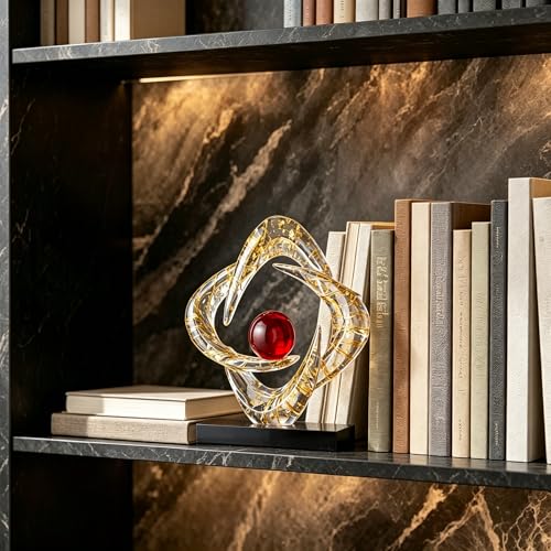 AWNR Modern Sculptures Living Room Shelf Decor Home Décor Accents - color: Gold A-b
