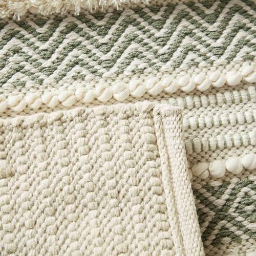 Ink+Ivy Asher Non-Slip Bath Rug Absorbent Quick Dry, 22 x 58, Sage Green - color: Sage Green, size: 1'10" x 4'10" (Rectangular)