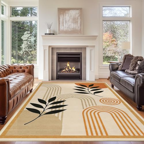 9x12 Area Rug for Living Room Boho Rug Mid Century Modern Boho Area Rugs - color: Boho, size: 9' x 12' (Rectangular)