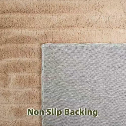 Brown Solid Area Rug 10x14, Washable Non Slip Rugs for Living Room - color: Light Brown, size: 10' x 14' (Rectangular)