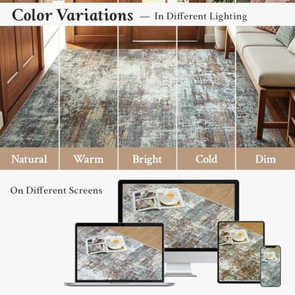 2x6 Runner Rug Non Slip Washable, Kitchen Hallway Entryway Carpet - color: Red, size: 2' x 6' (Runner)