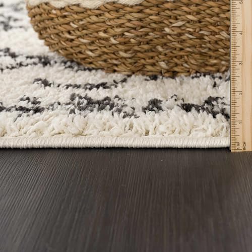 Hauteloom Masada Area Rug - color: Charcoal, Beige / Godalming, size: 5'3" x 7'3" (Rectangular)