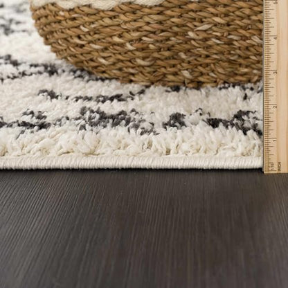 Hauteloom Masada Area Rug - color: Charcoal, Beige / Godalming, size: 5'3" x 7'3" (Rectangular)