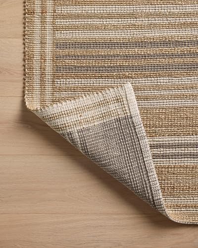 Loloi Chris Loves Julia Judy Natural/Dove 2'-3" x 3'-9" Accent Rug - color: Natural / Dove, size: 2'3" x 3'9" (Rectangular)