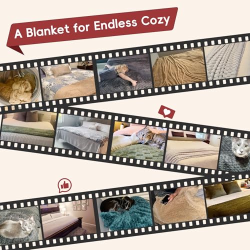 PHF Soft Cozy Fleece Blanket King, 340GSM Lightweight Warmth, Olive Green - color: Olive Green, size: King(108"x90")