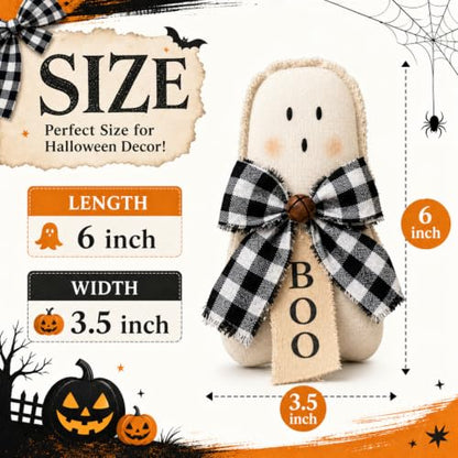 Wenqik 5 Pcs Halloween Cute Ghost Table Decor, Indoor Halloween Centerpiece - style: Ghost