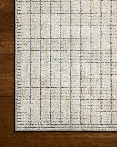 Loloi Amber Lewis Bexley Slate/Natural 2'-7" x 4' Accent Rug - color: Slate / Natural, size: 2'7" x 4' (Rectangular)