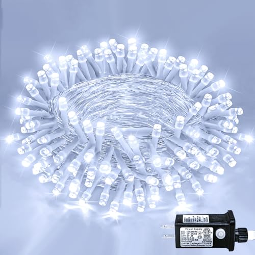 40FT 120 LED String Lights Indoor, White Christmas Lights Outdoor - color: Cool White, size: 40FT 120LED