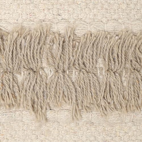 · REDEARTH · Textured Handwoven Throw Pillow Cases Geometric Craft Taupe - color: Geometric Craft Taupe, size: 18" x 18" (Pack of 2)