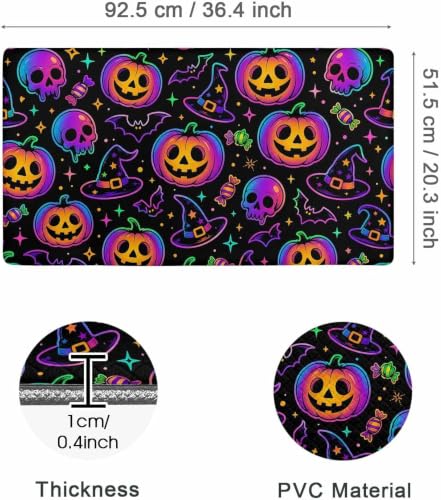 Laser Pumpkin Kitchen Comfort Mat 36x20in Anti-Fatigue Kitchen Mats - color: Laser Pumpkin