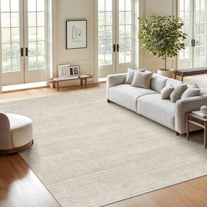 Valenrug 6x9 Area Rugs Non Slip, Large Washable Rugs for Living Room, Beige - color: 01-beige, size: 6' x 9' (Rectangular)