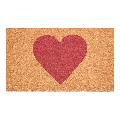 Calloway Mills Madison Heart Doormat (Pink, 24" x 36") - color: Pink, size: 2' x 3' (Rectangular)