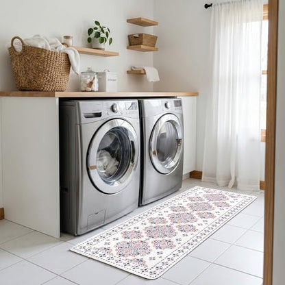 Kitchen Rugs for Floor 2 Pcs Memory Foam Padded Anti Fatigue Kitchen Mat - color: Boho