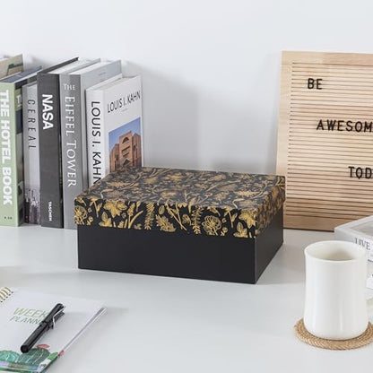 Soul & Lane - Photo Memory Storage Box, 11.7x7.7x4.5 In, Golden Twilight - color: Golden Twilight