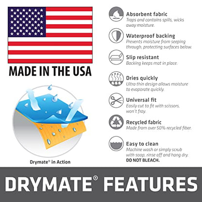 Drymate Premium XL Under Sink Mat, Waterproof Liners, 24”x59”, Indigo - color: Indigo, size: 24"W x 59"L