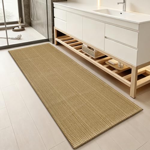 Faux Jute Rug,2x5 Braided Runner Rug for Kitchen,Bathroom,Hallway. - size: 2' x 5' (Rectangular)