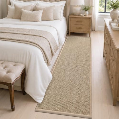 DEXI Ultra Thin Hallway Runner Rug 28x96, Non Slip Entryway Rugs,Beige - color: Beige, size: 28" X 96" (Runner)
