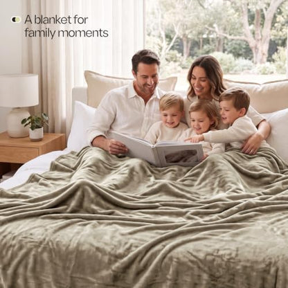 Soft Fleece Blanket for Bed King Size Camel (90x102 Inch) - color: Camel, size: King (90x102 Inch)