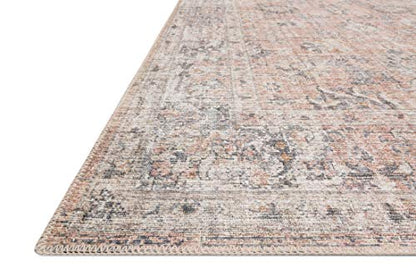 Loloi Skye Blush/Grey 2'-0" x 5'-0" Accent Rug - color: Blush / Grey, size: 2' x 5' (Rectangular)