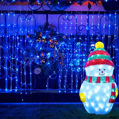 JMEXSUSS 200 LED Blue Fairy Lights Plug in, 66 ft Christmas Twinkle Lights - color: Blue, size: 66FT 200LED