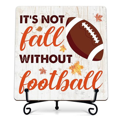 DETIHO Fall Decorations for Home, Thanksgiving Gift Centerpieces for Tables - style: FOOTBALL SEASON