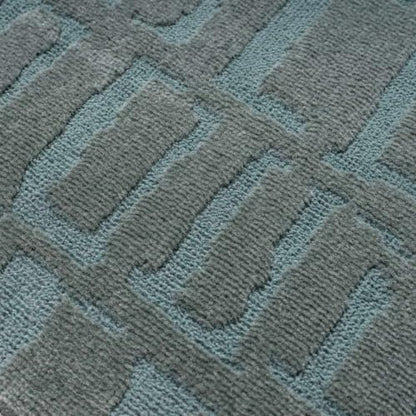 Hauteloom Galaxia Hallway, Kitchen Machine Washable Runner Rug - Modern Organic Geometric - Teal, Slate Blue, Dark Gray, Turquoise - 2'7" x 7'3" - color: Teal, Dark Gray, Turquoise / Dragan, size: 2'7" x 7'3" (Runner)