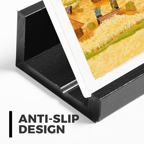 Muzilife 35.4" Large Floating Shelves Wood Wall Shelf with Lip, 2Pcs, Black - color: Black, size: 35.4"