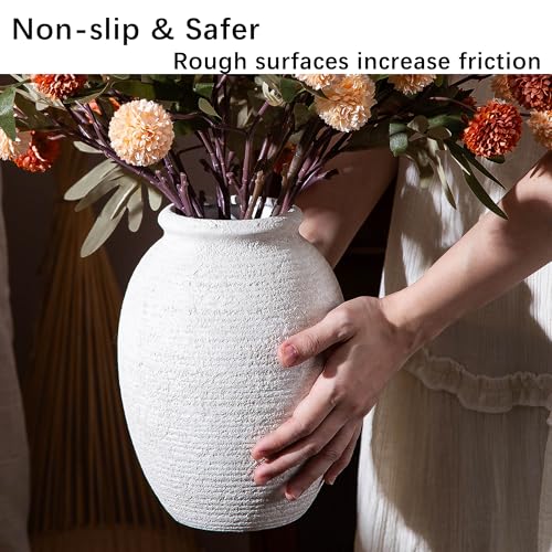 Ceramic Flower Vase Home Table Decor Living Room Farmhouse 8 Inch - color: 112-2-8.4in