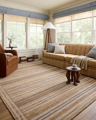 Loloi Chris Loves Julia Judy Natural/Dove 7'-9" x 9'-9" Area Rug - color: Natural / Dove, size: 7'9" x 9'9" (Rectangular)
