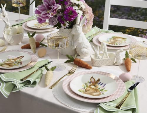 Lenox Wicker Creek Bunny Easter Porcelain Vase - style: Vase